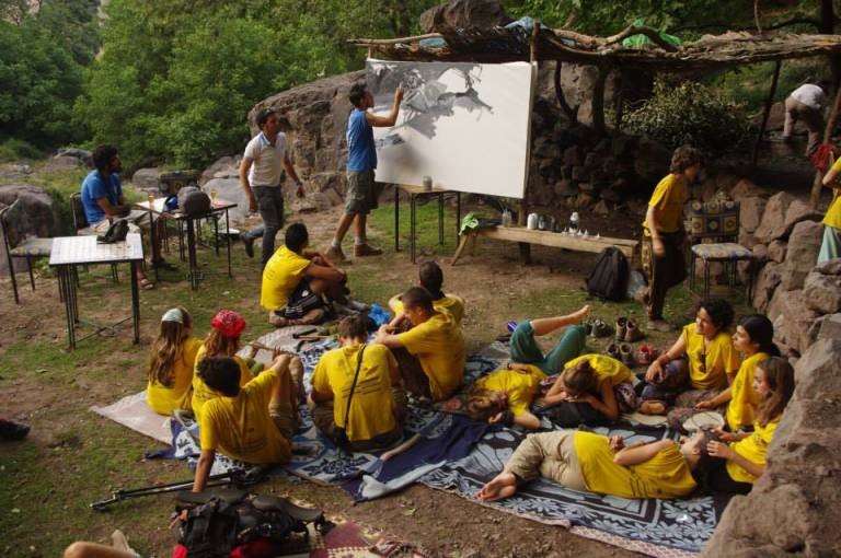 Pintura en directo en Armed