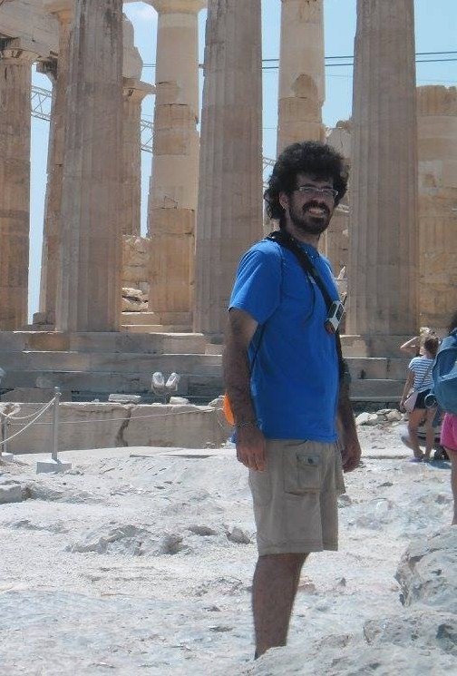 Jefe de Campamento, Pablo Fernandez en el acrópolis