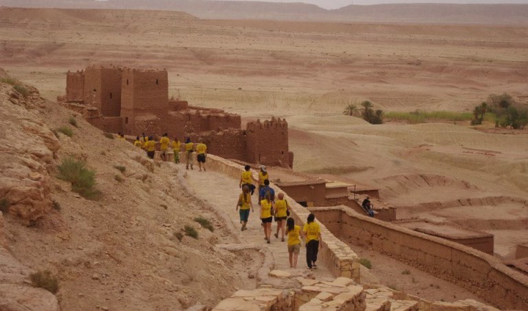 La expedición en Merzouga